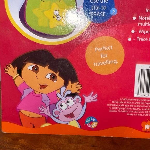 Rare Nick Jr. Dora the Explorer Backpack Notebook NOS  2003 Bonus Star catching - Picture 11 of 11
